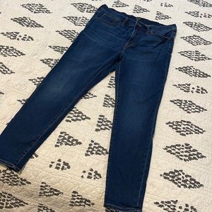 J. Crew 9” high rise skinny jeans